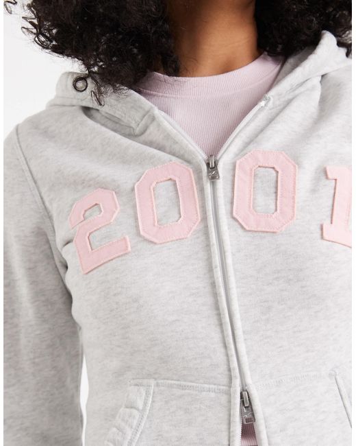 Hollister White – kapuzenpullover