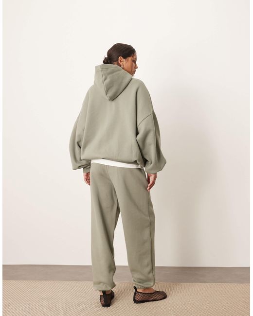 ARRANGE Natural – oversize-jogginghose aus hochwertigem, schwerem material