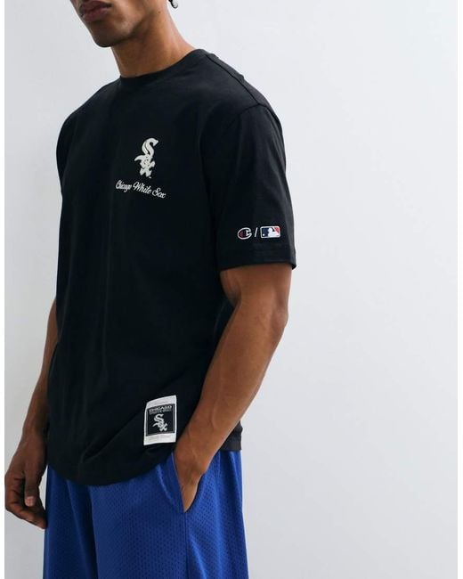 Champion Blue X Mlb Crewneck T-Shirt for men