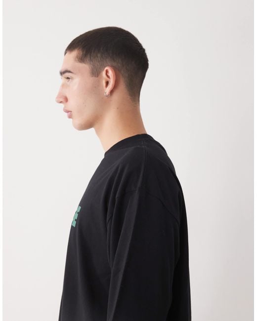 Xlarge – langärmliges t-shirt in Black für Herren