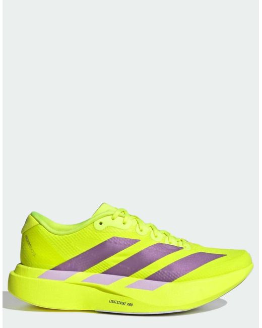 Adidas Originals Yellow Adizero Evo Sl Running Shoes