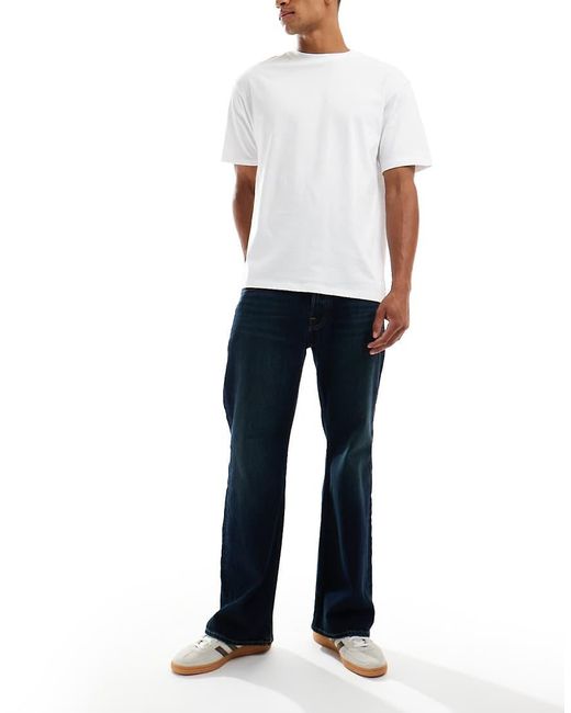 Hollister White Bootcut Jean for men