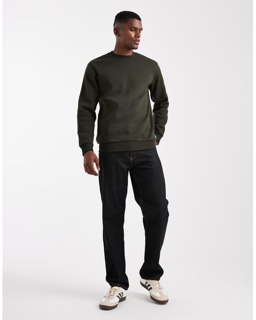 Only & Sons Gray Crew Neck Sweatshirt for men