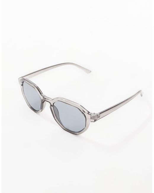 Gafas De Sol Grises Hexagonales De ASOS de hombre de color Gray