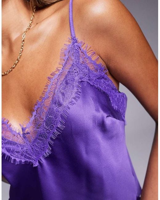 Ann Summers Purple Cerise Cami Set