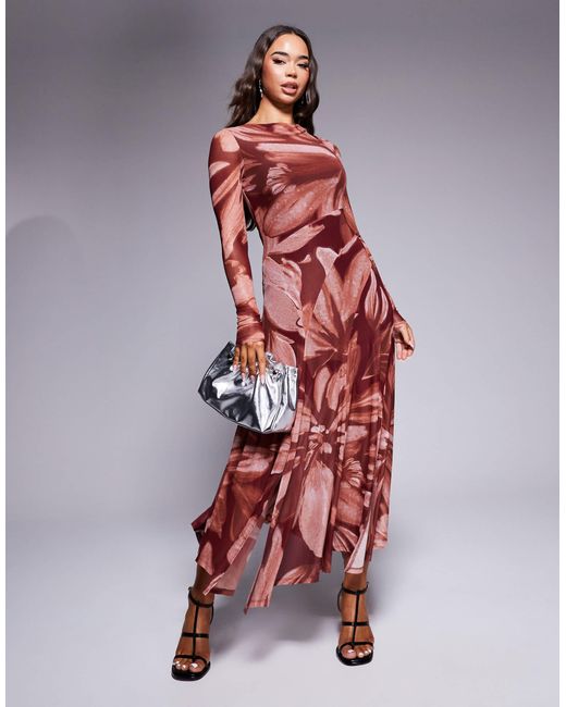 Forever New Red – transparentes kleid