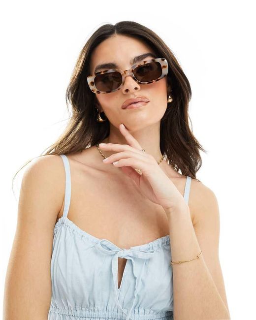 Aire Natural Ceres Rectangle Sunglasses