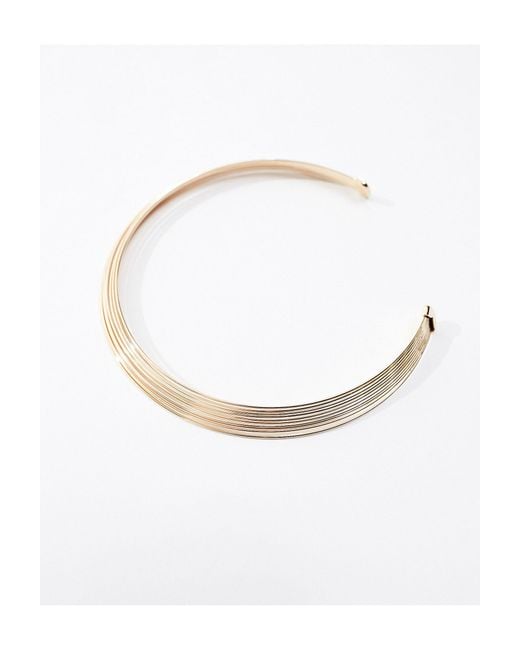 ASOS Natural Torque Choker With Multi Wire Design