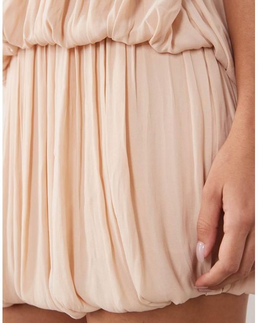 Gina Tricot Natural Mini Strappy Dress