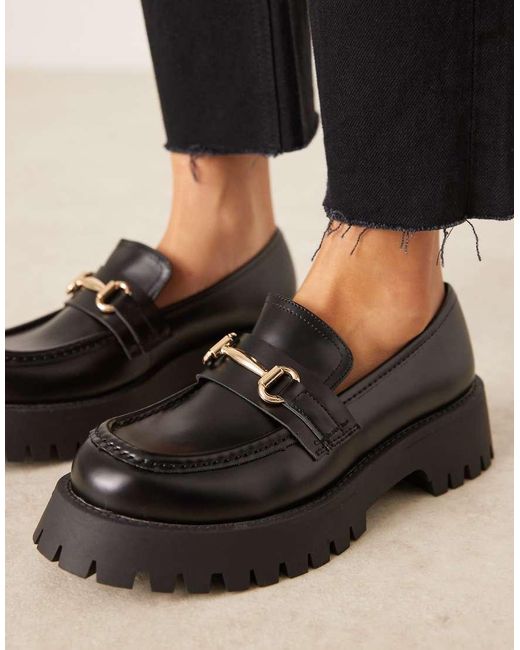 ASOS Black Masterpiece Chunky Loafer
