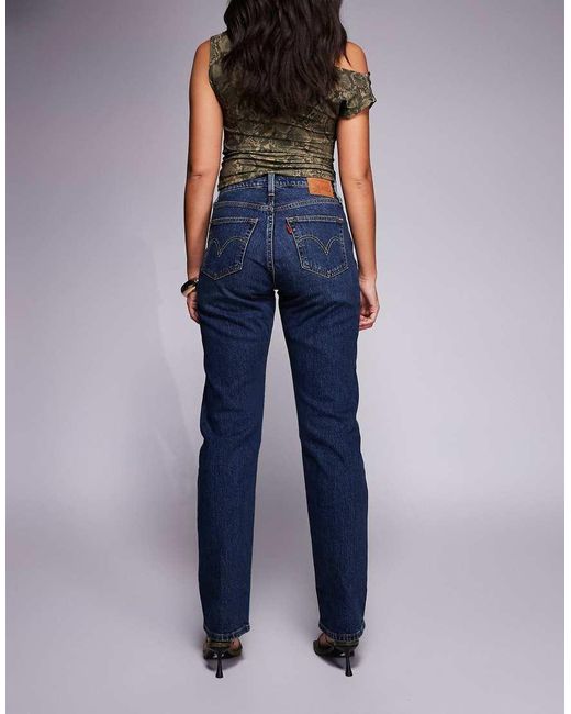 Levi's Blue 501 Hourglass Straight Jeans