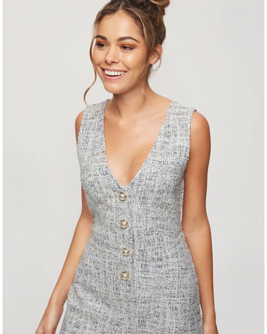 Low cut deals pinafore dress