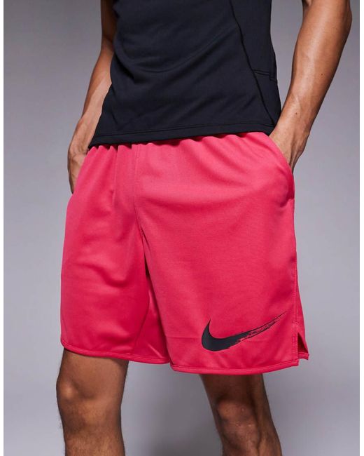 Nike Pink Totality Dri-fit 7 Inch Shorts for men