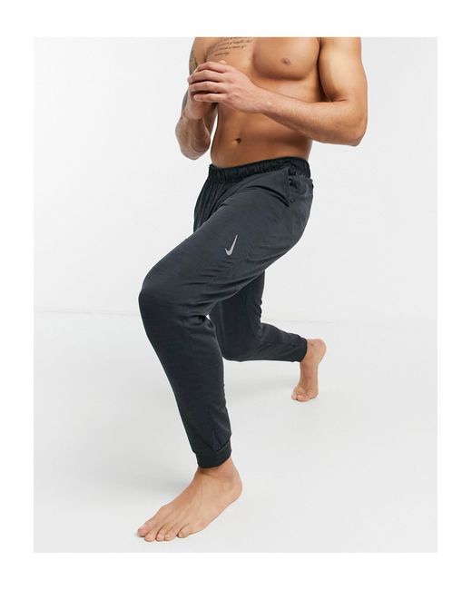 Nike Gray Nike Yoga Dri-fit joggers for men