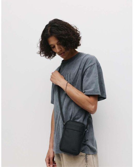 Borsa A Tracolla Nera di Pull&Bear in Gray da Uomo