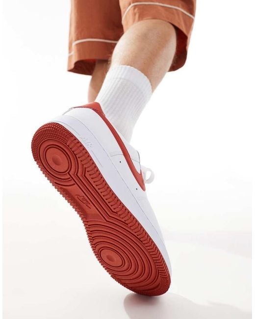Nike Air Force 1 07 Trainers in White for Men Lyst UK