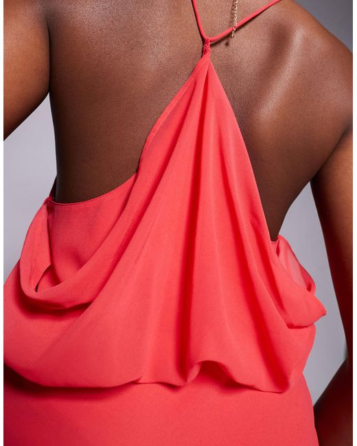 ASOS Red – racerback-maxikleid