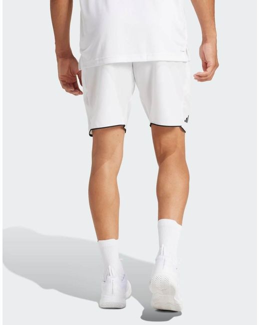 Adidas Originals White Adidas Training Club Tennis Climacool Shorts for men
