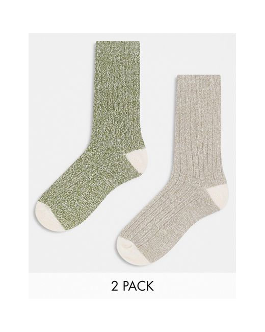 ASOS White 2 Pack Socks for men