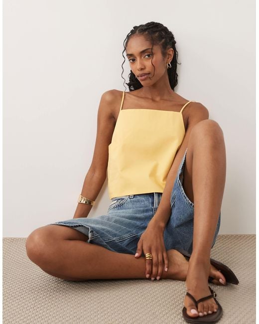 Mango Blue Newcreta Cami Top