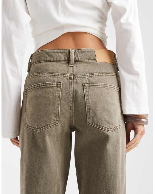 ASOS White Low Rise baggy Jeans