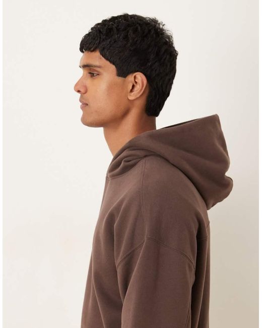 Abercrombie & Fitch Brown Front Pocket Hoodie for men