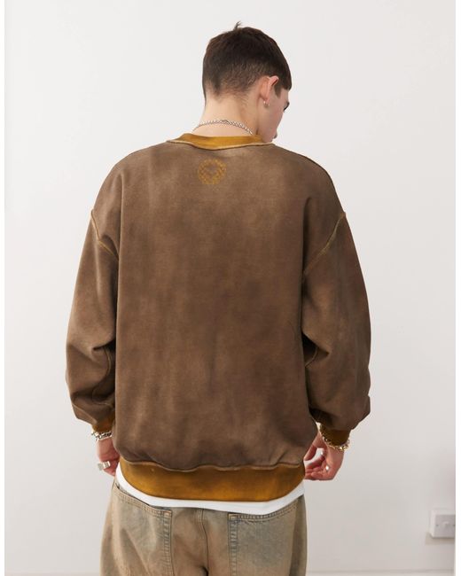 Aape By A Bathing Ape Aape by a bathing ape – sweatshirt in Brown für Herren