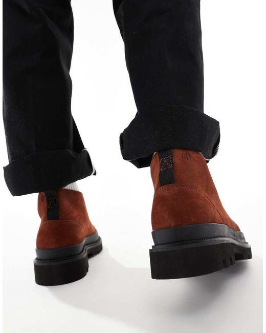 Botas Desert Badell De Clarks-Marrón Clarks de hombre de color Black