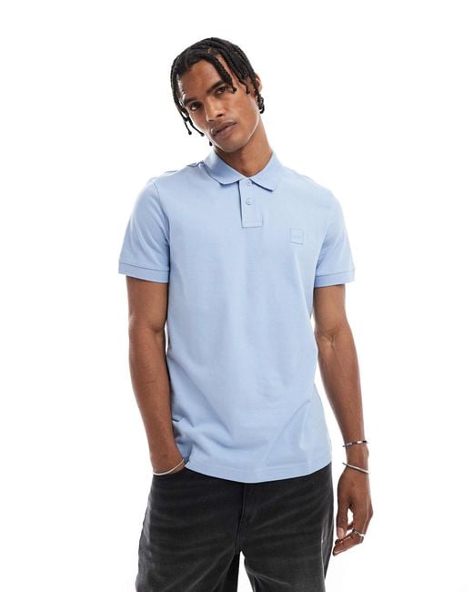 Boss Blue Passenger Polo Shirt for men