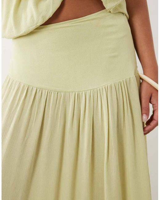 Motel Natural Fang Maxi Skirt Co-ord