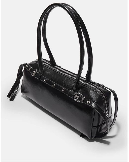 Stradivarius Black Belt Bag