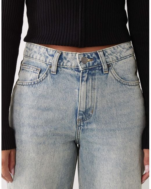 Guess Gray Baggy Dad Jeans