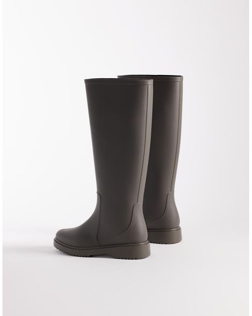 ASOS Brown Gigi Welly Boots