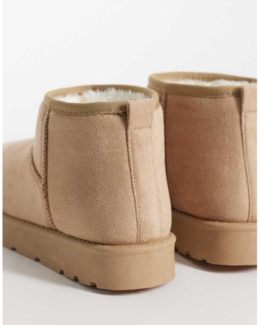 SEQWL Natural Cosy Mini Ankle Boots
