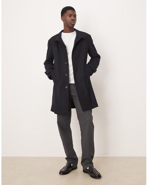 Cappotto di Mango in Blue da Uomo