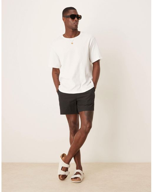 ASOS – kürzere shorts in White für Herren