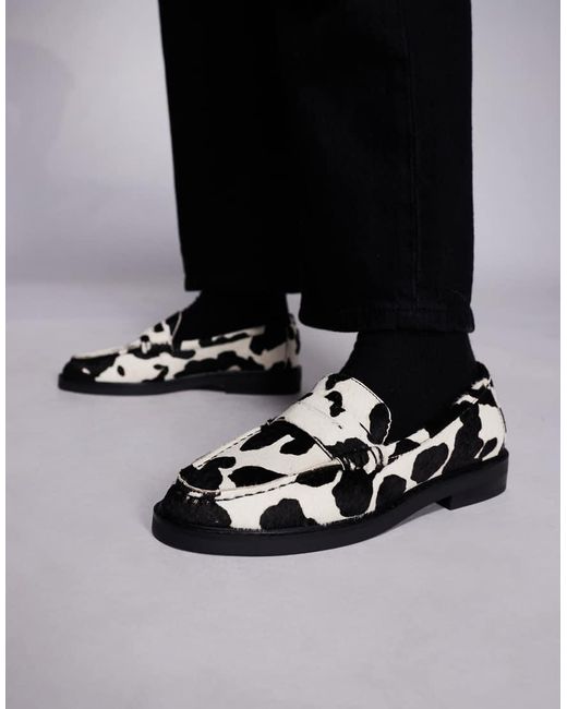 Steve Madden Black Adision Loafer