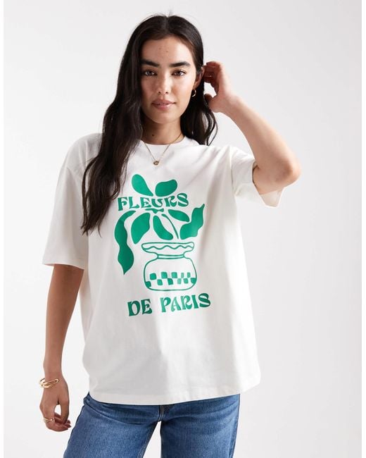 Threadbare White Threaadbare – baumwoll-t-shirt