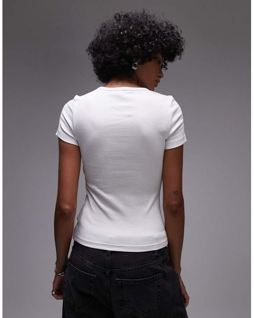Tommy Hilfiger Brown Slim Badge T-shirt