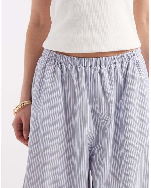 ASOS Purple Bubble Hem Balloon Pants
