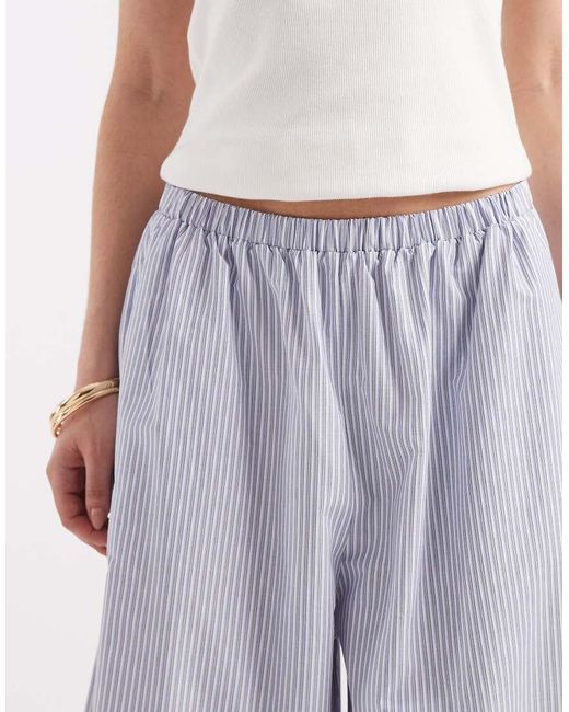 ASOS Purple Bubble Hem Balloon Pants