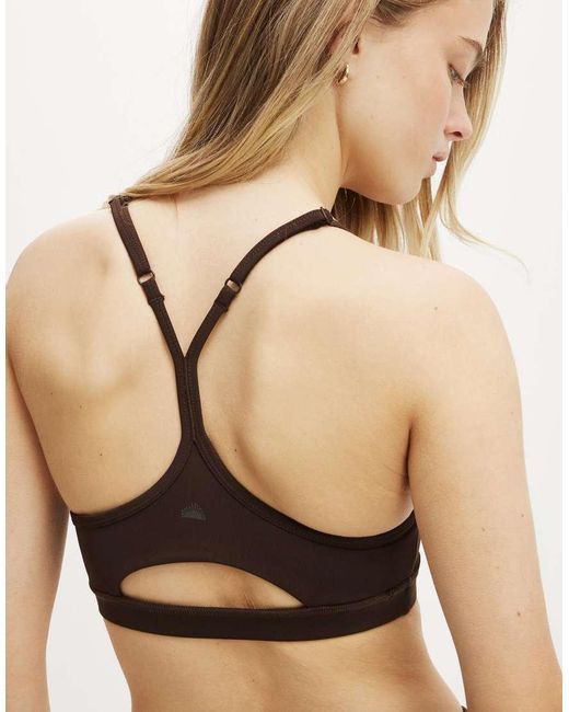 Cotton On Brown 365 Keyhole Crop