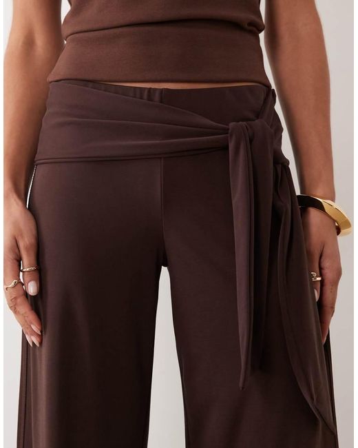 Cotton On Brown Honey Tie Pant
