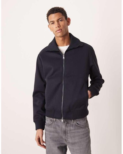 Mango Sweatshirt Met Rits in het Blue voor heren