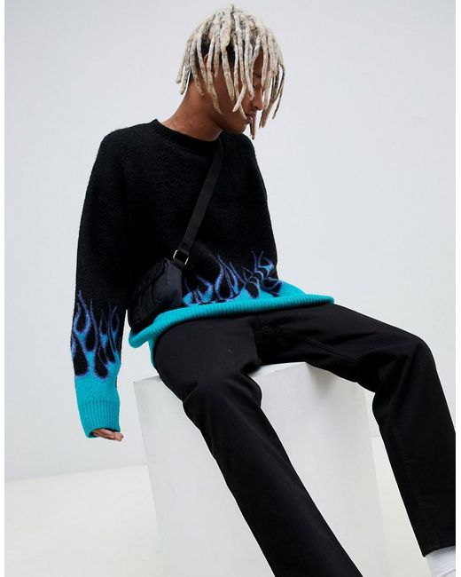 Weekday flame jaquard clearance sweater