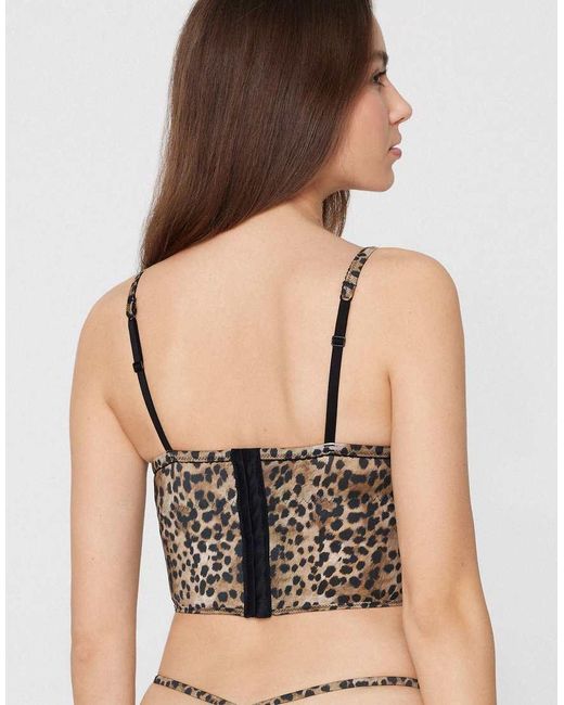 Tezenis Black Sauvage Soul Push-Up Bra Top