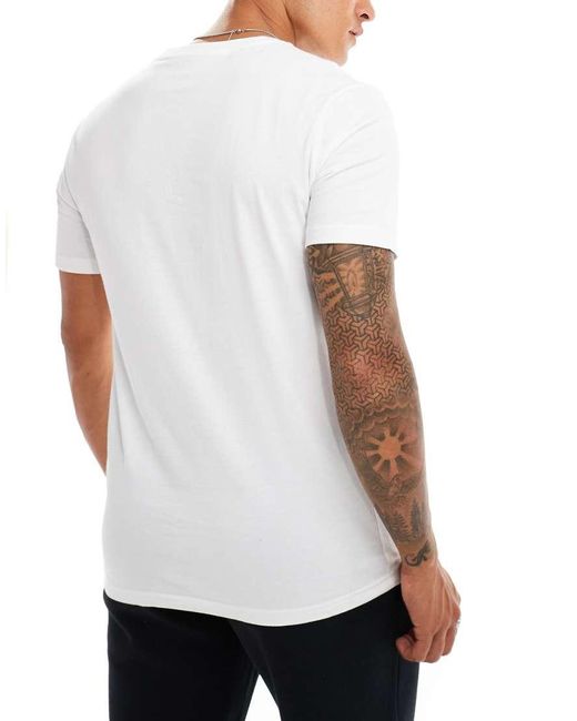 Tommy Hilfiger White Signature Essential Flag Logo 3 Pack T-Shirt for men