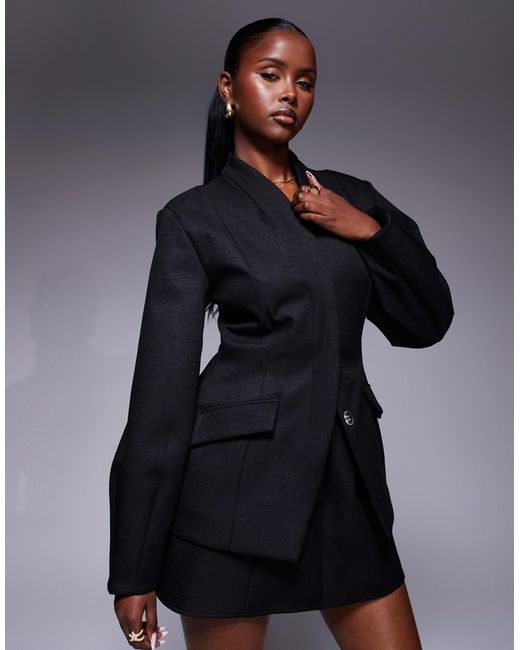 ASOS Blue Sculpted Tailored Blazer Co-ord