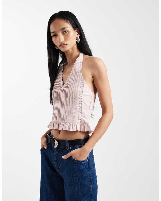 Cotton On Blue Halterneck Top