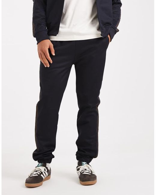 Fred Perry Blue Mesh Taped Track Pant for men